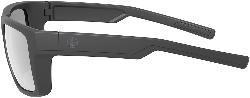 Leupold Skyline Matte Black Shadow Gray Flash ANSI Z87+ Polarized Shooting Glasses — view 3