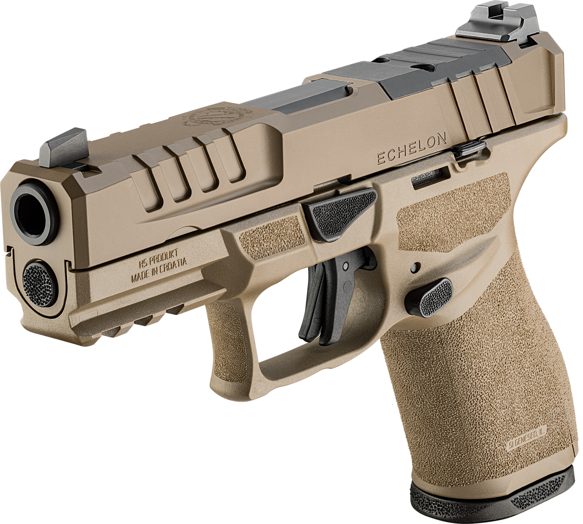 Springfield Armory Echelon 4.0C 9mm Luger 4" 15+1 Semi-Auto Pistol - FDE — view 3