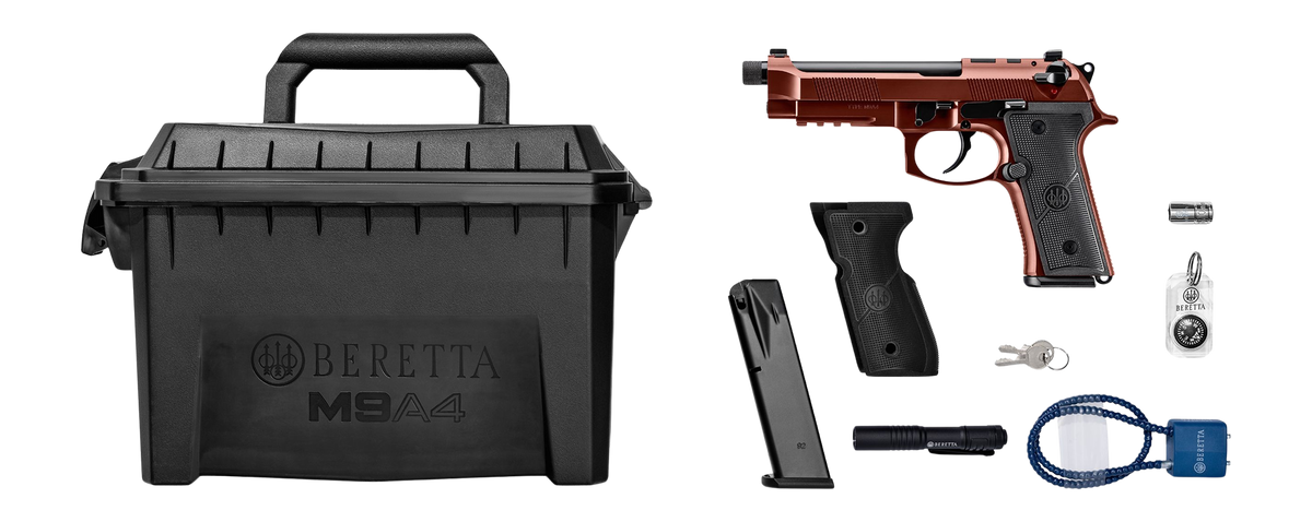 Beretta M9A4 Overlanding 9mm Luger 5.10" 10+1 DA/SA Pistol - Clay Cerakote — view 3