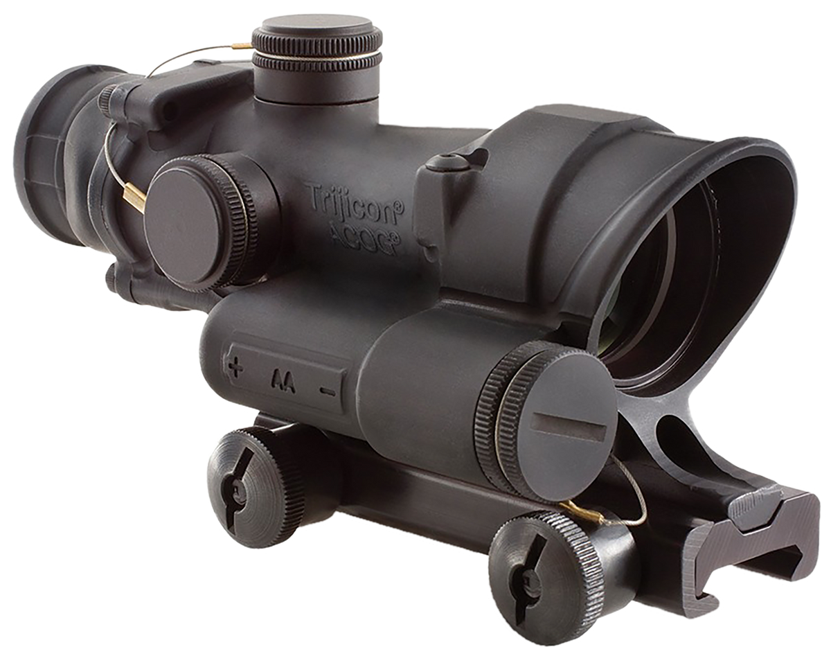 Trijicon 100394 ACOG 4x32mm LED Illuminated Red Horseshoe Dot .223/5.56 BDC Riflescope - Matte Black — view 3