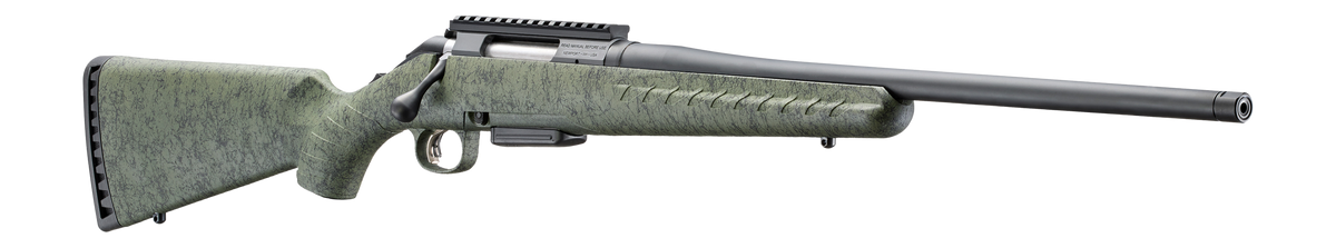 Glenfield Model A 223 Rem 20" 5+1 Bolt Action Rifle - Moss Green Splatter Stock — view 3