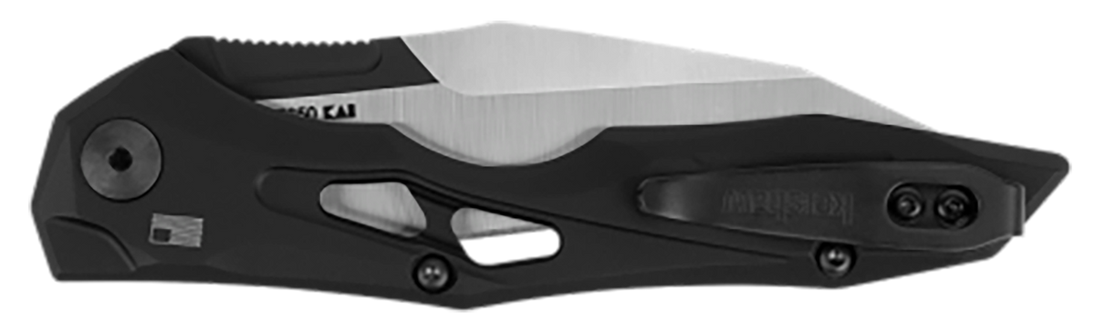 Kershaw Launch 13 Automatic 3.5" Folding Wharncliffe Plain Black Cerakote CPM-154 Blade Black Anodized Aluminum Handle — view 3