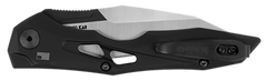 Kershaw Launch 13 Automatic 3.5" Folding Wharncliffe Plain Black Cerakote CPM-154 Blade Black Anodized Aluminum Handle — view 3
