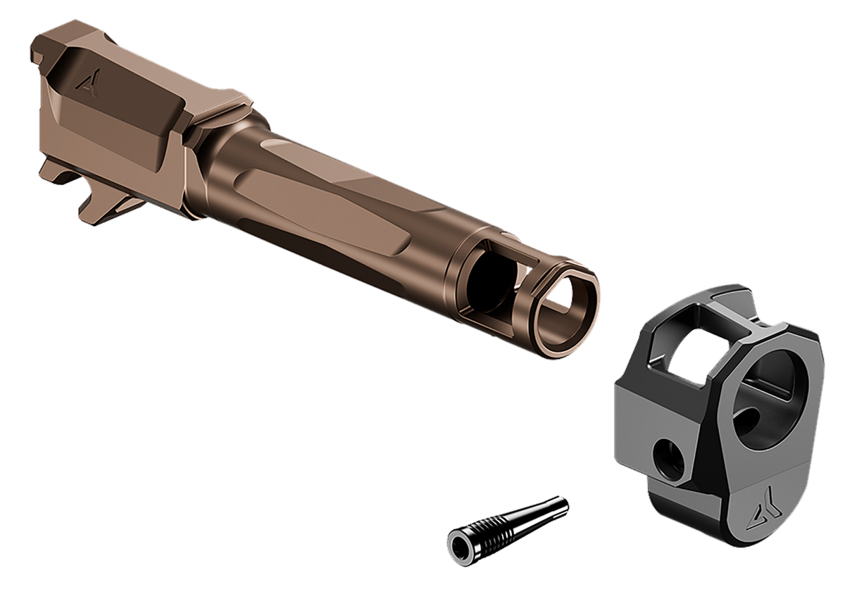 Radian Weapons Ramjet & Afterburner SIG P365 3.1" Ported Stainless Steel Combo - Bronze — view 3