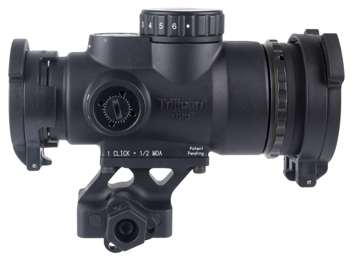Trijicon MRO SD Patrol 1x25mm 2 MOA Red Dot Sight - Full Co-Witness Q-LOC Mount — view 3