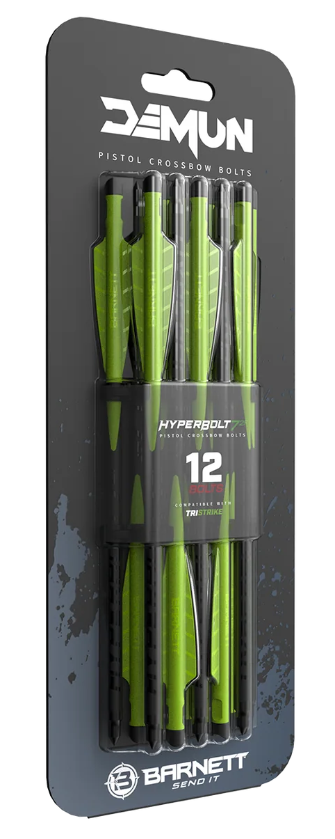 Barnett Outdoors HyperBolt 7" 2 Fletch Mini Crossbow Bolts 12 Pack — view 3