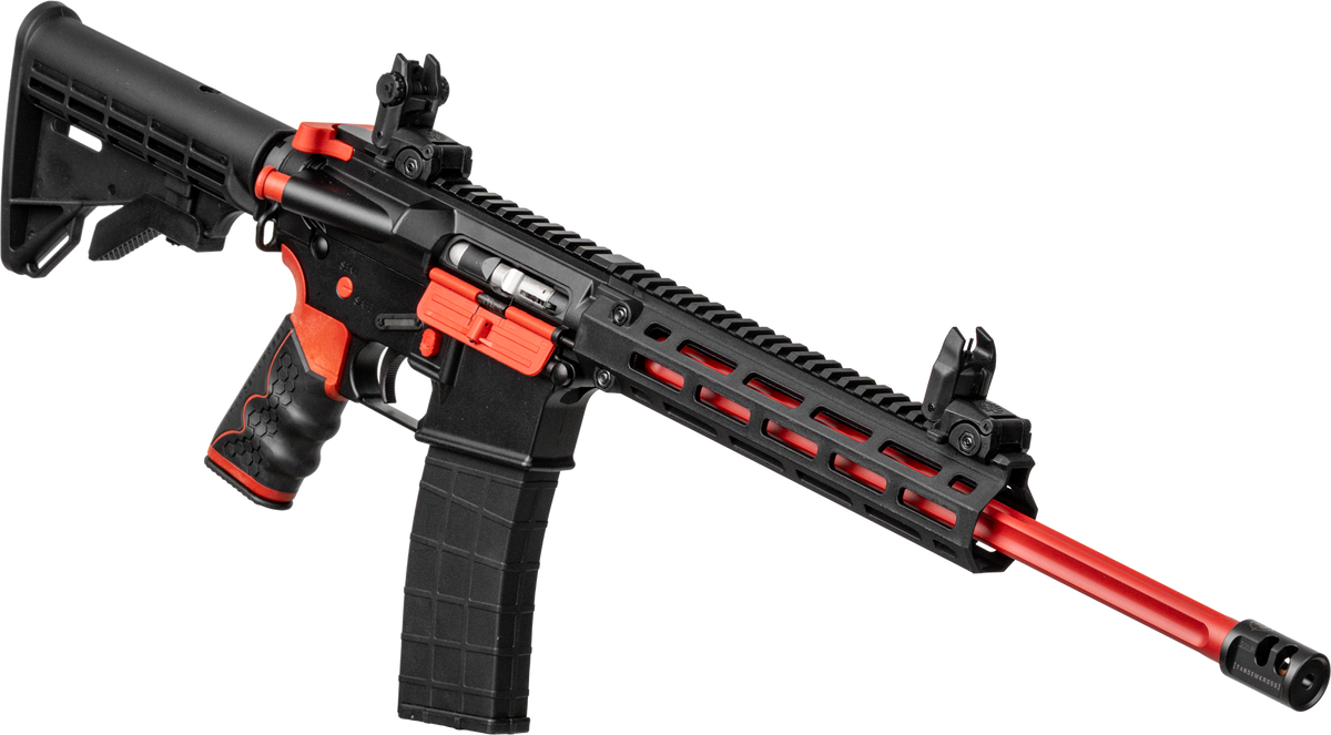 Tippmann Arms M4-22 Redline 22 LR 16" 25+1 Semi-Auto Rifle - Red/Black — view 3