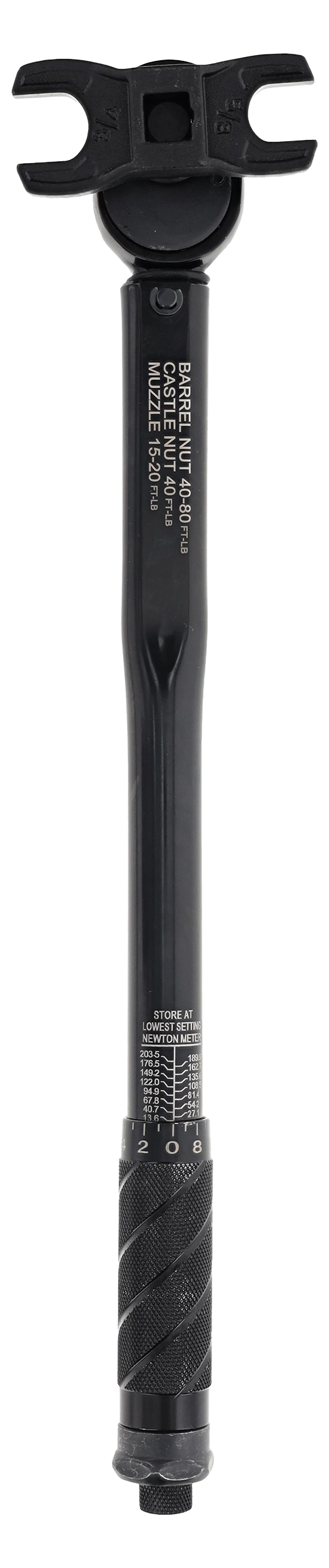 Wheeler Delta Series Muzzle Device & Buffer Tube Crowfoot Wrench 5/8" & 3/4" - Black Steel — view 3