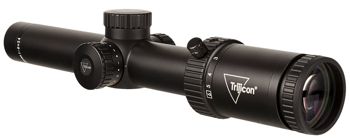 Trijicon Credo HX 1-6x24mm 30mm Tube Illuminated Green BDC Hunter Holds .223 Reticle Riflescope - Satin Black — view 3