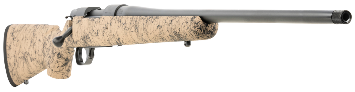 Howa M1500 HS Precision 308 Win 22" 5+1 Bolt Action Rifle - Tan/Black Webbed Stock — view 3