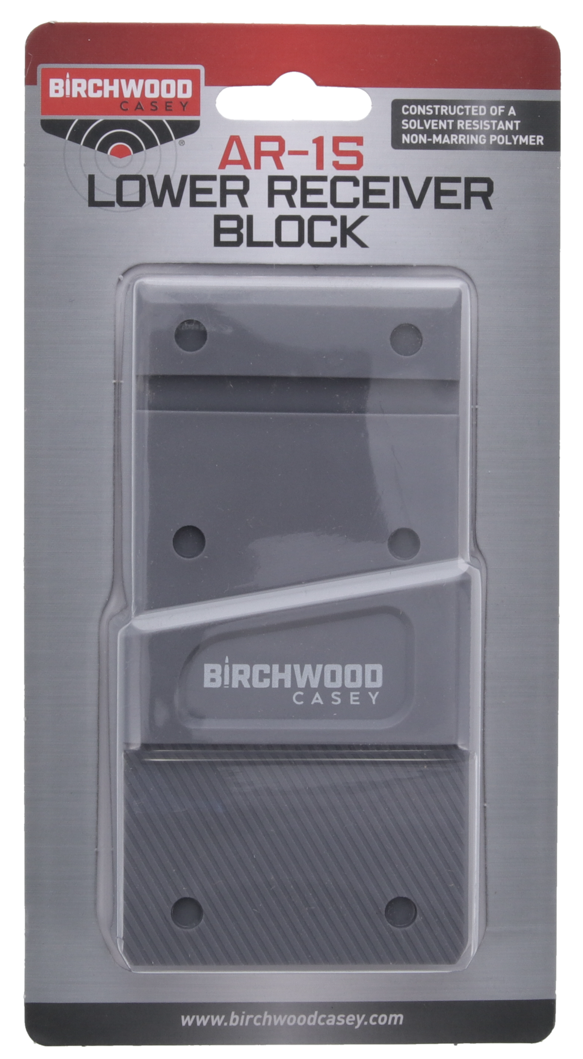 Birchwood Casey LOWRVISE-BLOCK AR-15 Lower Receiver Vise Block - Gray Polymer — view 3