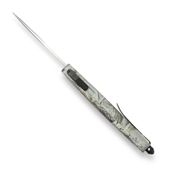 CobraTec Knives CTK-1 American Flag 3" OTF D2 Steel Woodland Camo Aluminum Handle — view 3