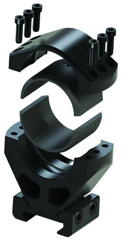 Burris XTR Signature Rings 34mm 1" Height Matte Black - 2-Pc Picatinny/Weaver — view 3