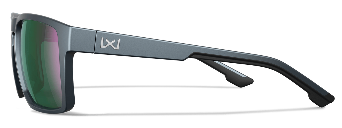 Wiley X Founder CAPTIVATE Green Mirror Lens Matte Graphite Frame Safety Glasses — view 3