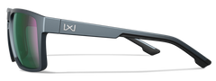 Wiley X Founder CAPTIVATE Green Mirror Lens Matte Graphite Frame Safety Glasses — view 3