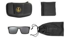 Leupold Becnara Performance Eyewear Shadow Gray Flash Polarized Polycarbonate Matte Black/Gloss Black Frame — view 3