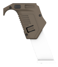 Recover Innovations MG9-02 Angled Mag Pouch Tan Polymer Picatinny Rail Mount for Glock — view 3