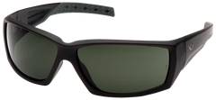 Pyramex OverWatch Safety Glasses Forest Gray Anti-Fog Lens Black Frame — view 3