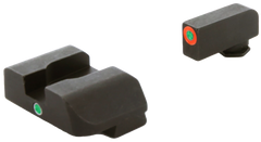 AmeriGlo GL201 i-Dot Night Sight Set for Glock - Green Tritium Orange Outline Front, Green Tritium Rear — view 3