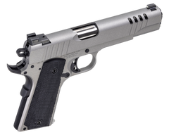 Auto Ordnance 1911 A1 45 ACP 5" 7+1 SAO Pistol - Savage Silver Cerakote — view 3