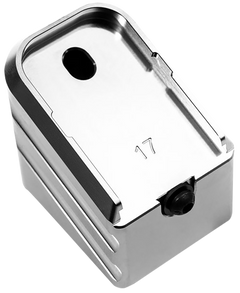 Cross Armory +0 Magazine Extension Glock 17/22/31 Gen 1-5 Silver Aluminum — view 3