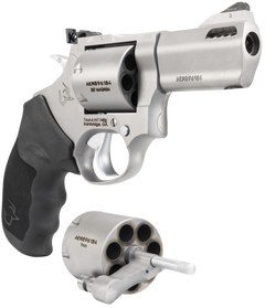 Taurus 692 38 Special +P/357 Mag/9mm Luger 3" 7-Shot DA/SA Medium Frame Ported Revolver - Matte Stainless — view 3