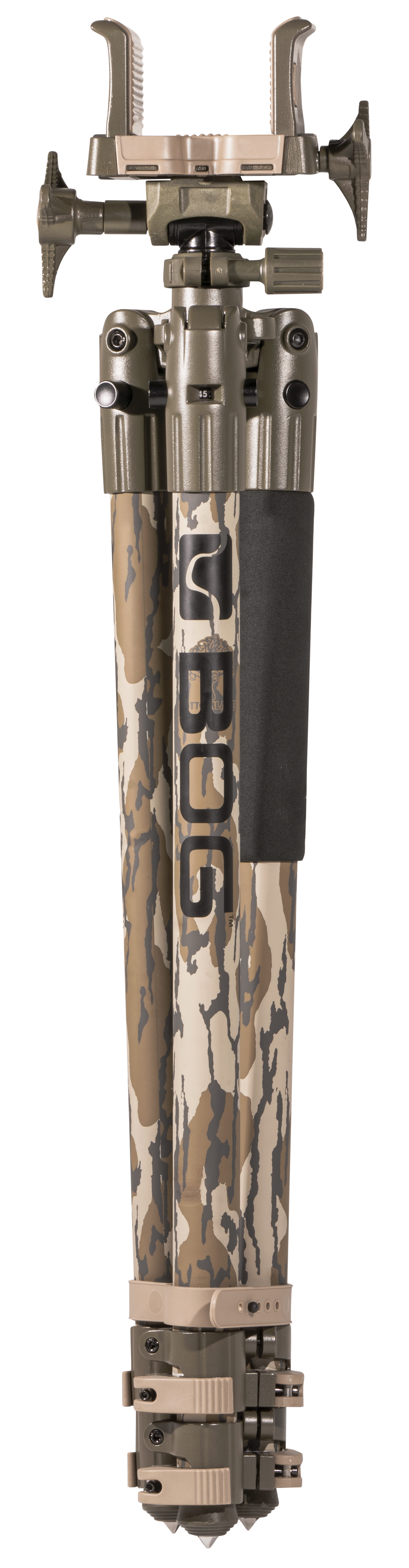 Bog-Pod DeathGrip 7"-59" Aluminum Tripod - Mossy Oak Bottomland — view 3