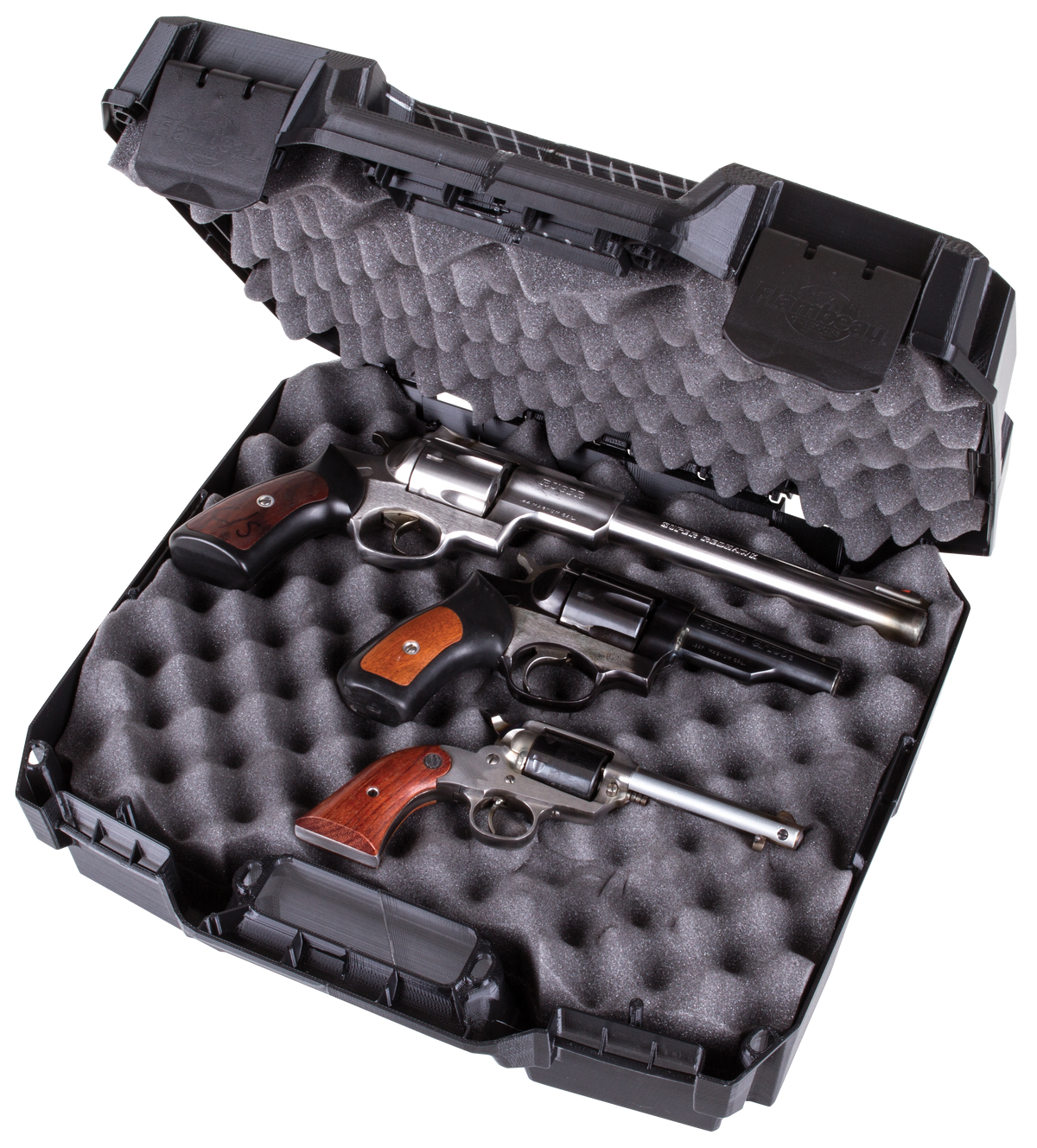 Flambeau 1511DDP Double Deep Tactical Pistol Case 15.25" Polymer Black — view 3