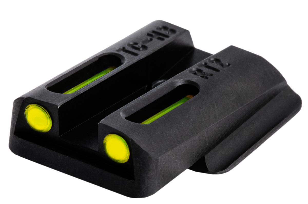 TruGlo TFO TG131RT2Y Ruger LC9/9S/380 3-Dot Sight Set - Fiber Optic/Tritium - Green Front/Yellow Rear — view 3