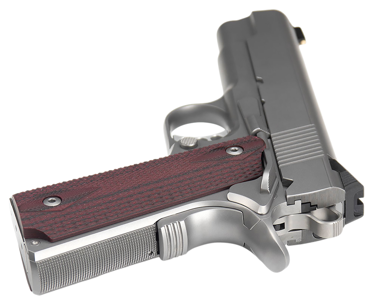 Ed Brown 1911 Executive Commander 45 ACP 4.25" 7+1 SAO Pistol - Serrated Stainless — view 3