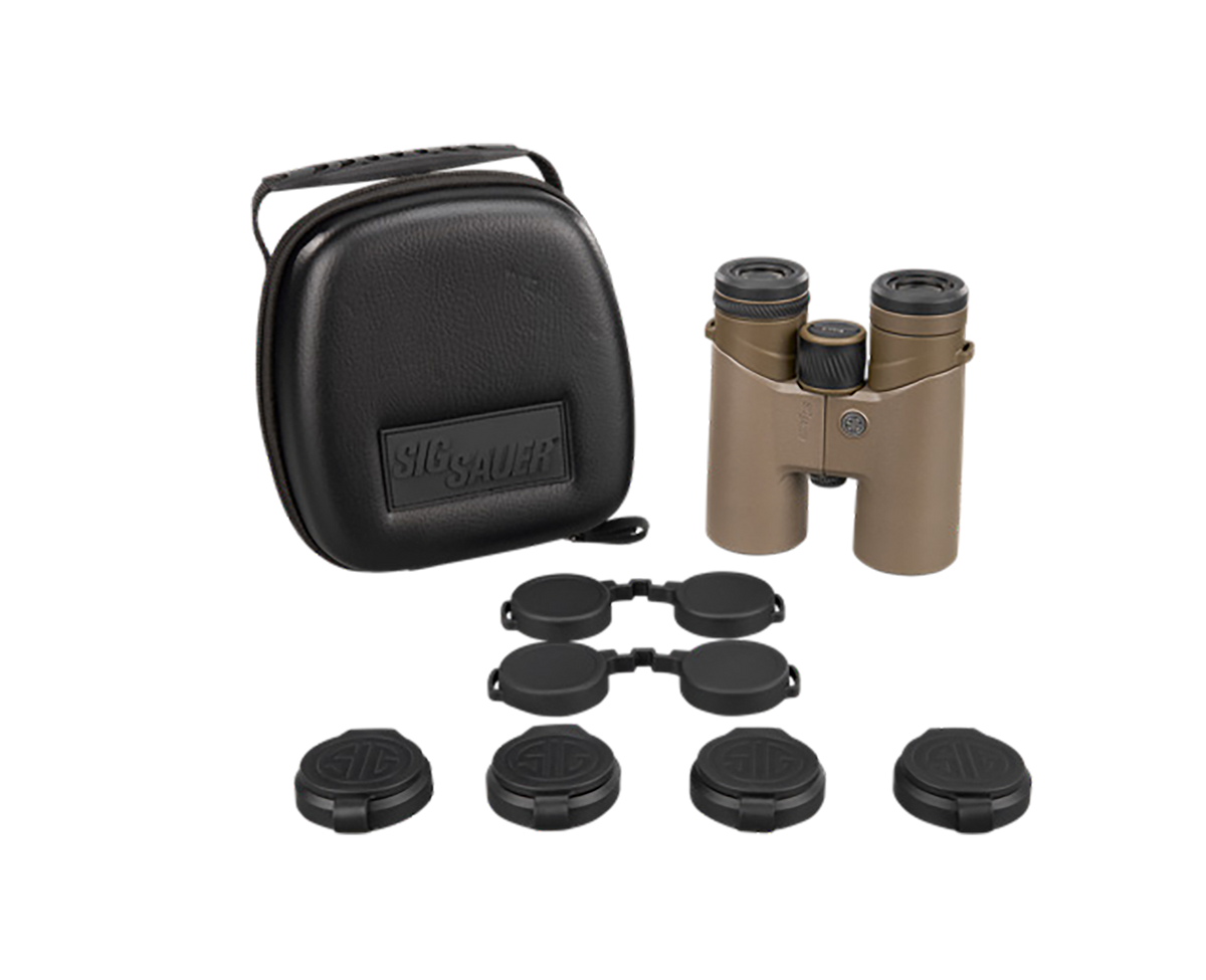 Sig Sauer Electro-Optics Zulu4 HD 10x42mm Schmidt-Pechan Prism Binoculars - Coyote Tan — view 3