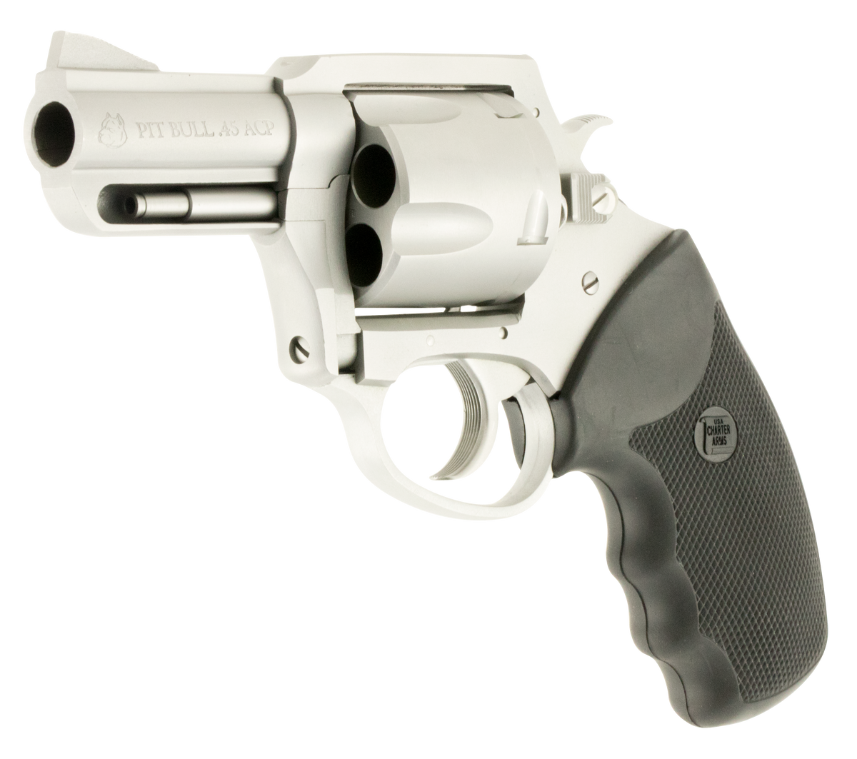 Charter Arms Pitbull 45 ACP 2.5" 5-Rd DA/SA Revolver - Matte Stainless — view 3