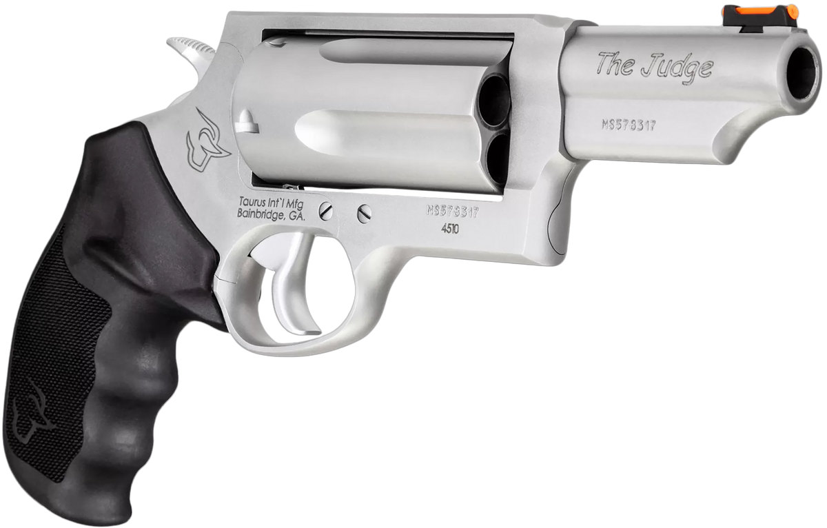 Taurus Judge Magnum 45 Colt (LC)/410 Mag 3" 5-Rd DA/SA Revolver - Matte Stainless — view 3