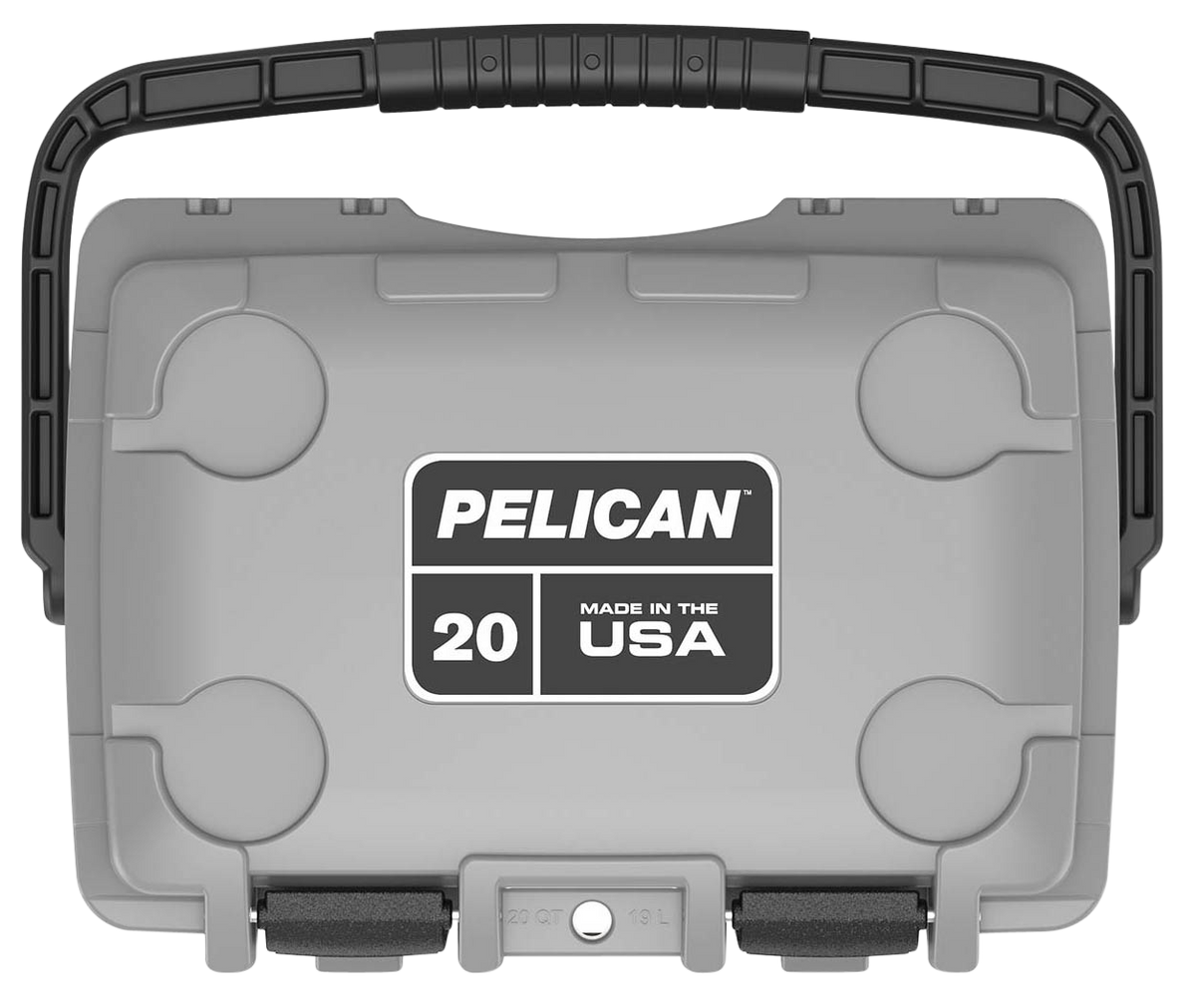 Pelican 20QT Elite Cooler 20 Quart Dark Gray / Green — view 3