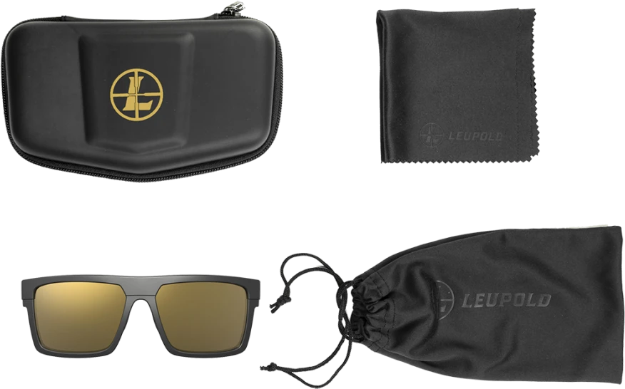 Leupold Becnara Polarized Bronze Mirror Lens Matte Black Frame Sunglasses — view 3