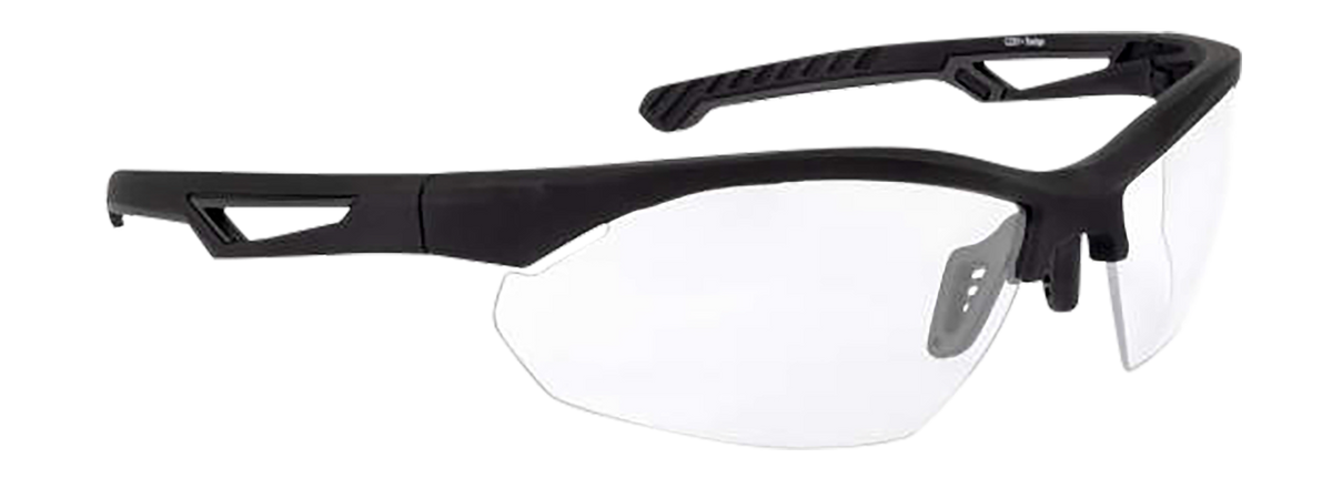 Radians XFBD1010C Ballistic Clear Lens Black Half Frame Shooting Glasses — view 3