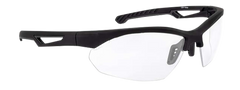Radians XFBD1010C Ballistic Clear Lens Black Half Frame Shooting Glasses — view 3