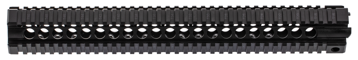 Midwest Industries T-Series 15" AR-15 Quad Rail Free Float Handguard - Black — view 3