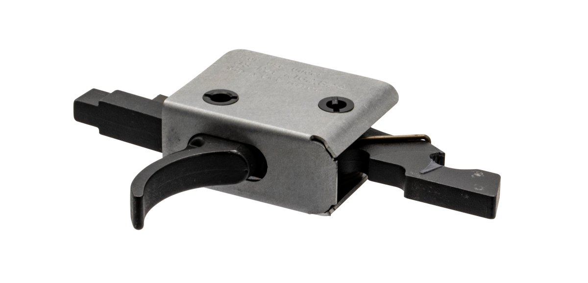 CMC Triggers 95501 Drop-In PCC 9mm AR-15/AR-10 Single-Stage Curved Trigger 3-3.5 lbs - Black/Silver — view 3