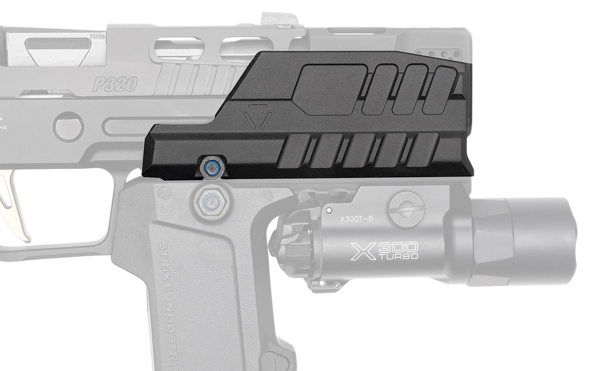 Strike Industries SMC Blast Shield Hyper 4.14 in Black Aluminum — view 3