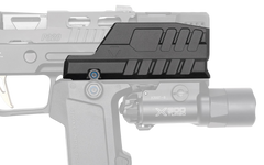 Strike Industries SMC Blast Shield Hyper 4.14 in Black Aluminum — view 3