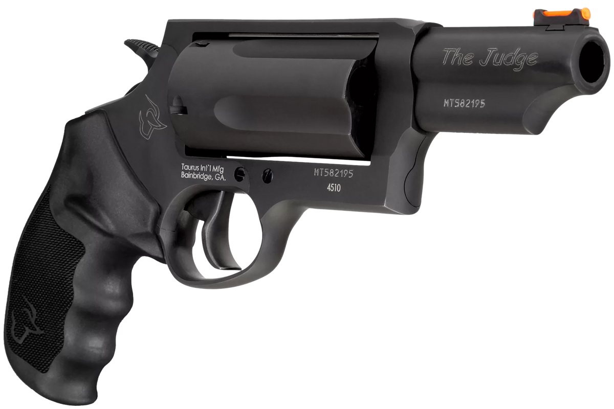 Taurus Judge Magnum Compact 45 Colt (Long Colt)/410 Gauge 3" 5-Shot DA/SA Revolver - Matte Black Oxide — view 3