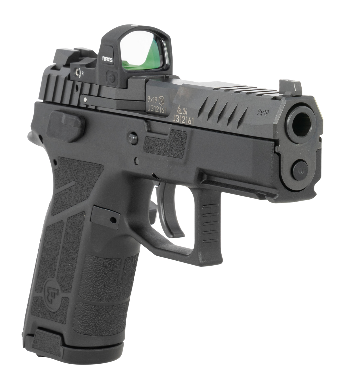 CZ P-09 C Nocturne Compact 9mm Luger 3.75" 15+1 DA/SA Semi-Auto Pistol w/ Viridian RFX-15 Optic — view 3