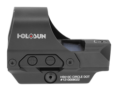 Holosun HS510C 1x 0.91"x1.26" 2 MOA Red Dot/65 MOA Circle Reflex Sight - Black Anodized — view 3