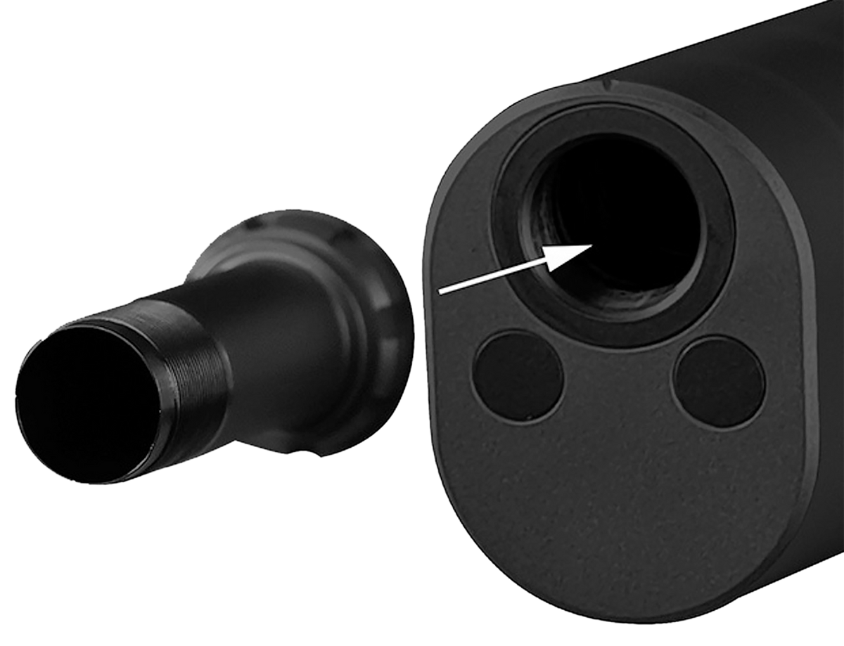 Yankee Hill 1257A VICTRA-12 Shotgun Suppressor Mount - Invector Plus — view 3