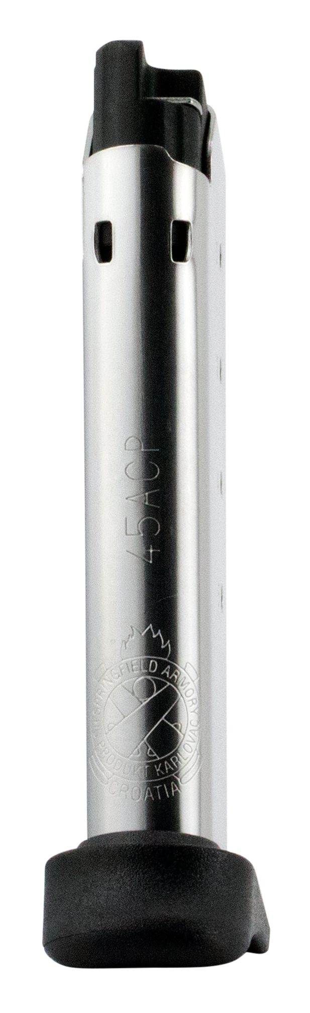 Springfield Armory XD-S 45 ACP 5-Rd Stainless Steel Pistol Magazine w/ Hook Floor Plate — view 3