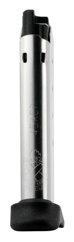 Springfield Armory XD-S 45 ACP 5-Rd Stainless Steel Pistol Magazine w/ Hook Floor Plate — view 3