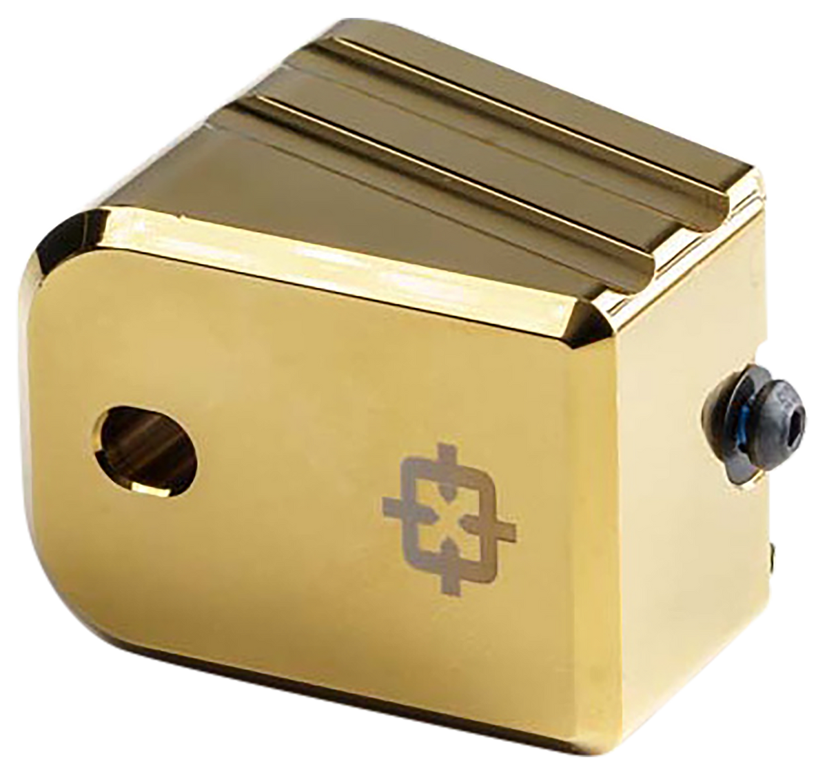 Cross Armory CRG+0MEG17GD +0 Magazine Extension Glock 17/22/31 Gen 1-5 Gold Aluminum — view 3