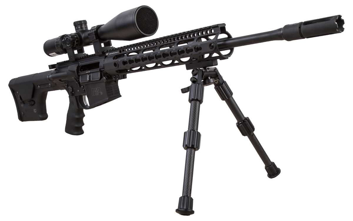 Caldwell Accumax Premium Carbon Fiber Bipod M-LOK/KeyMod 6-9" Black — view 3