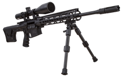 Caldwell Accumax Premium Carbon Fiber Bipod M-LOK/KeyMod 6-9" Black — view 3